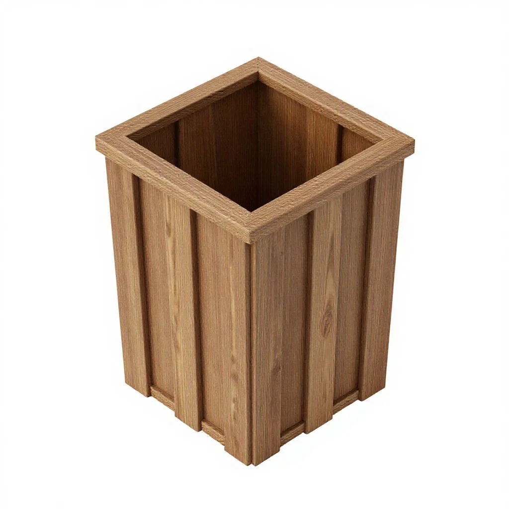Compost bin isolated on a white background