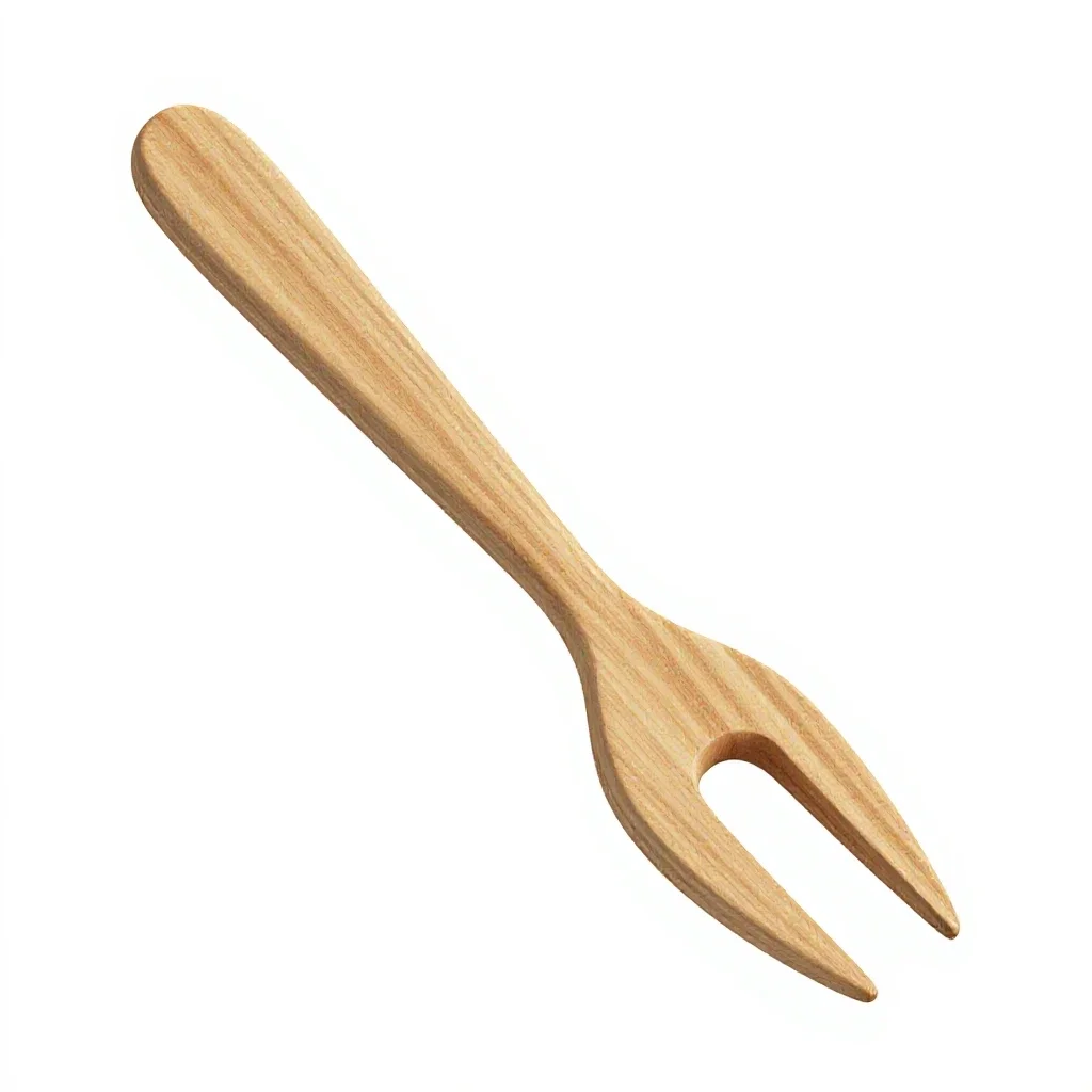 Hand fork isolated on a white background