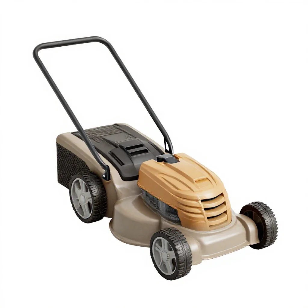 Lawn mower isolated on a white background