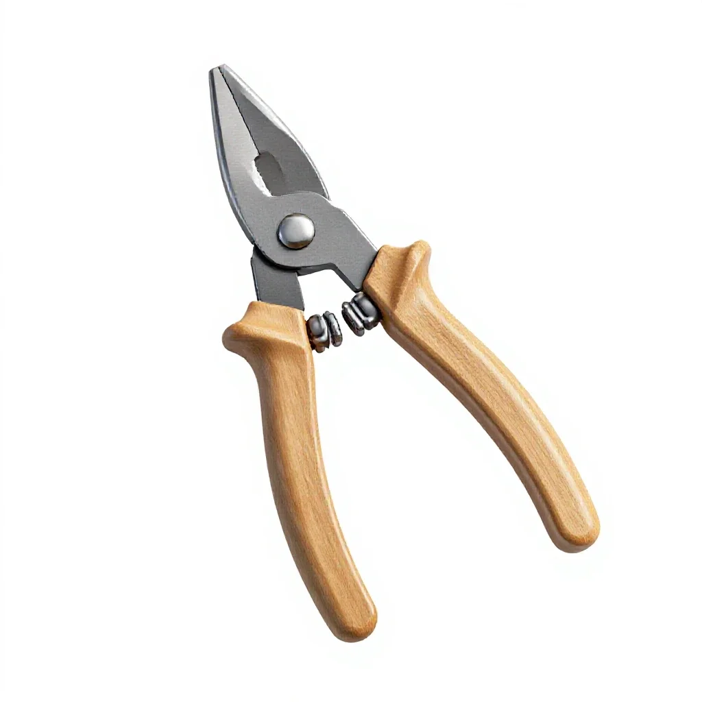 Pair of secateurs isolated on a white background