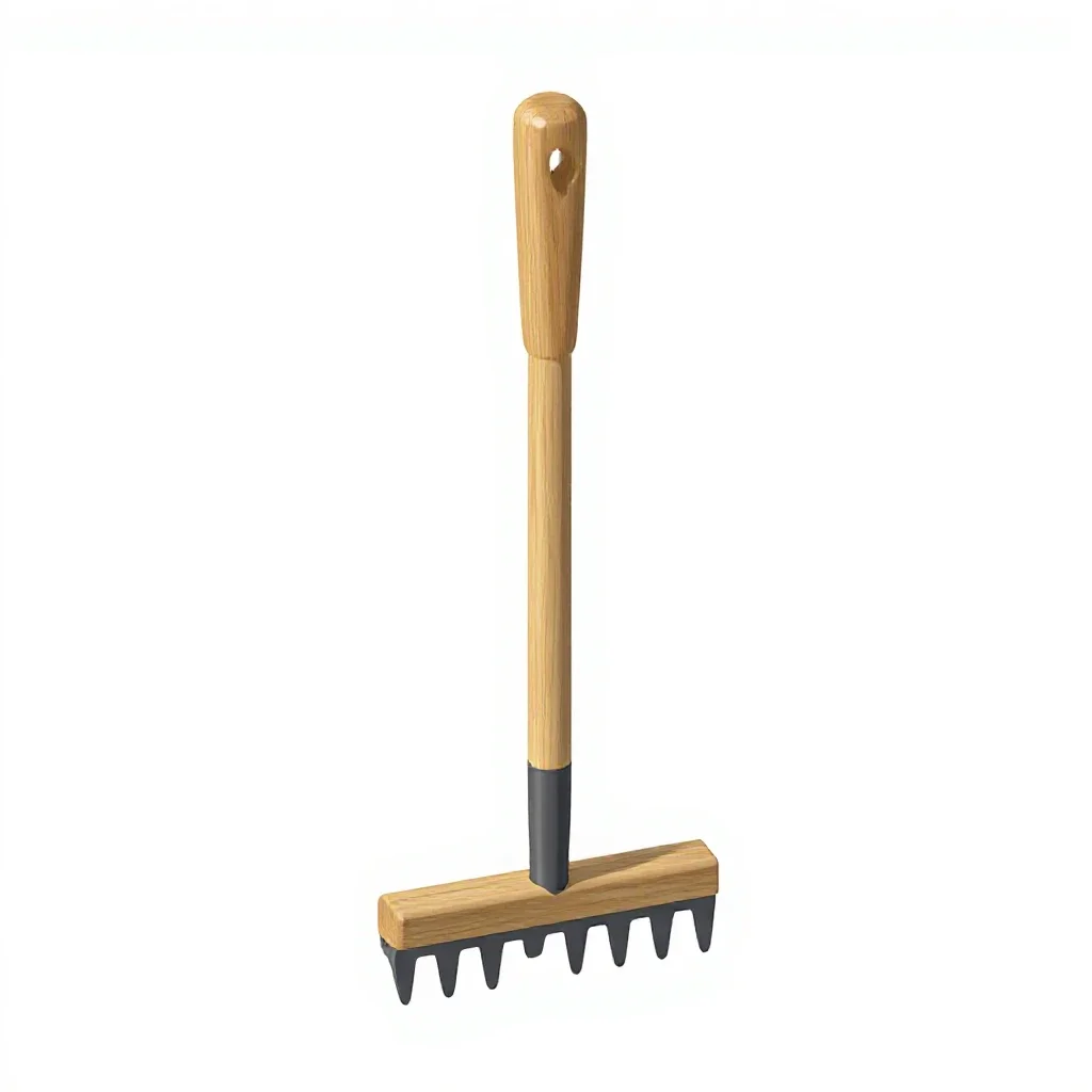 Rake isolated on a white background