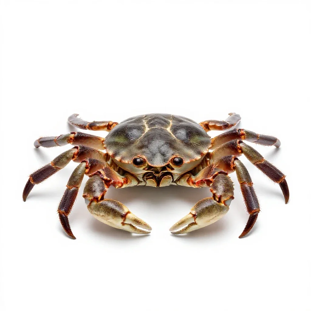 Horseshoe crab isolated on a white background