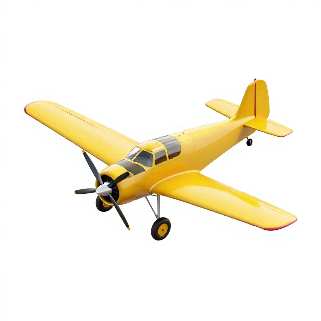 Crop duster isolated on a white background