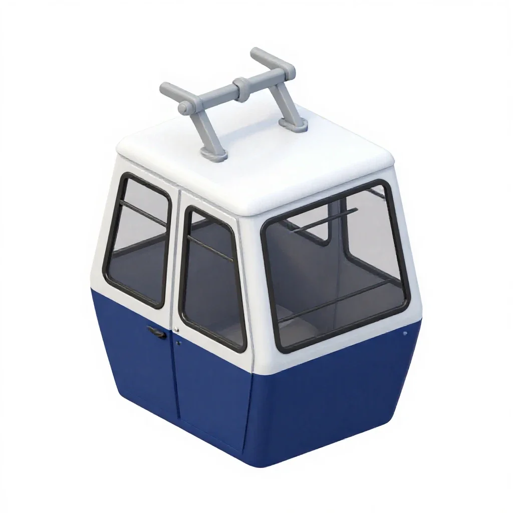 Gondola isolated on a white background