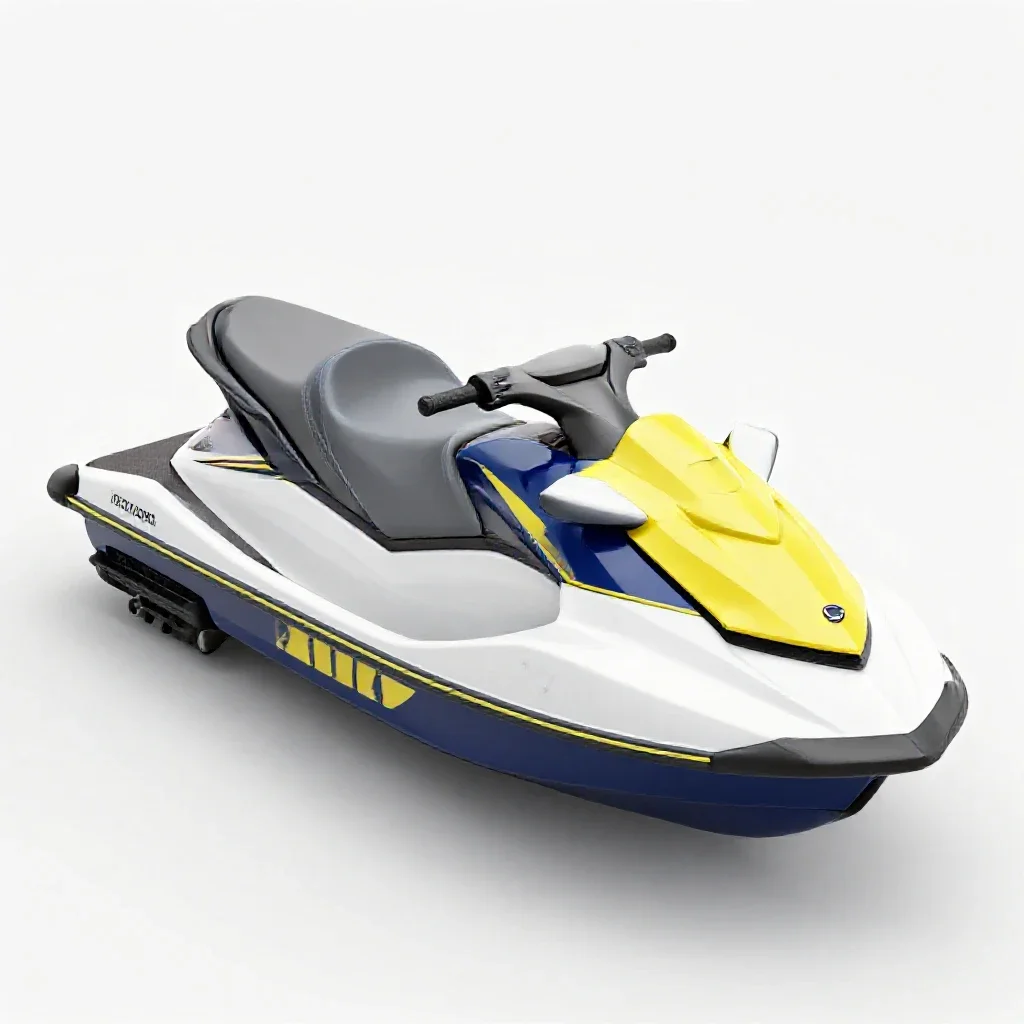 Jet ski isolated on a white background