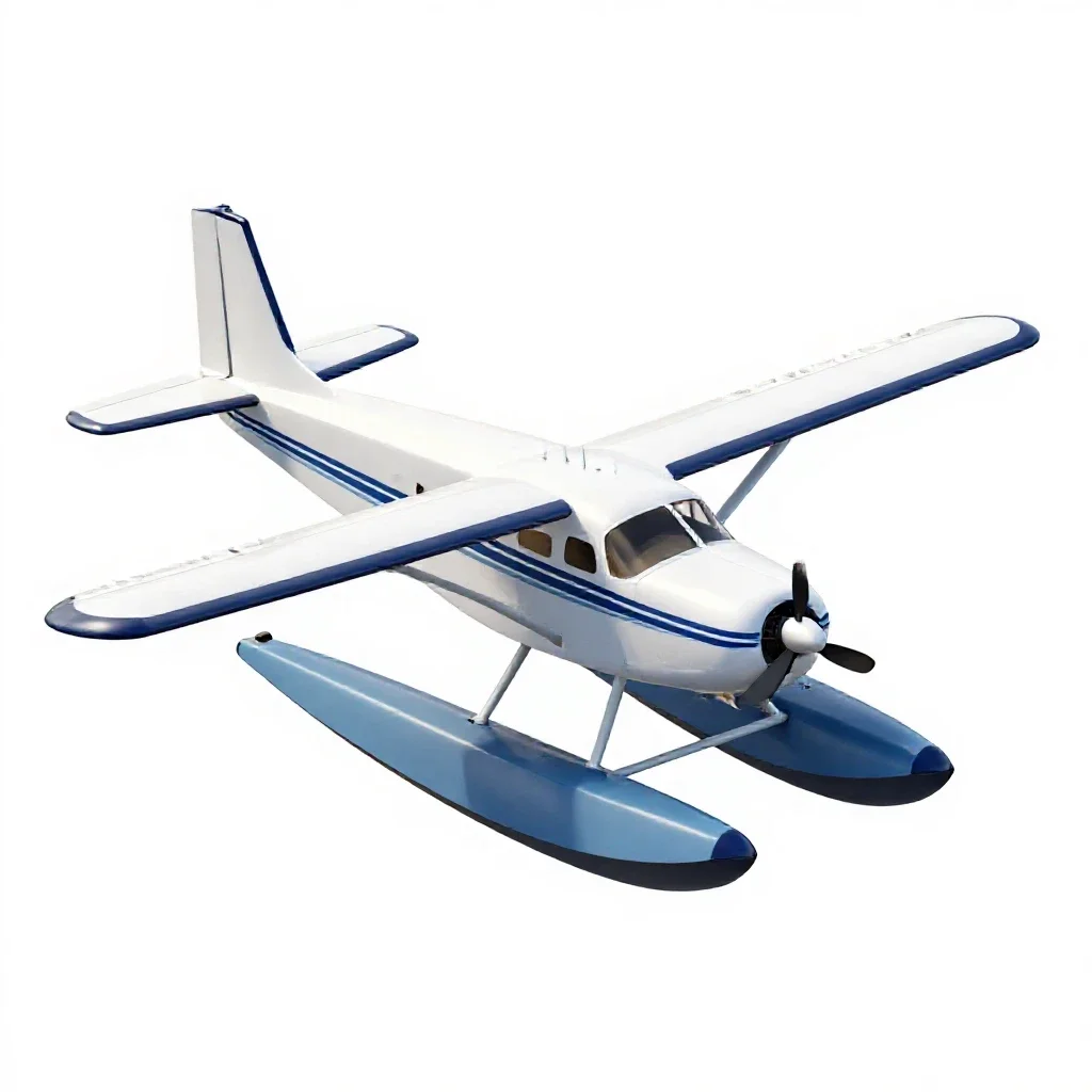 Seaplane isolated on a white background