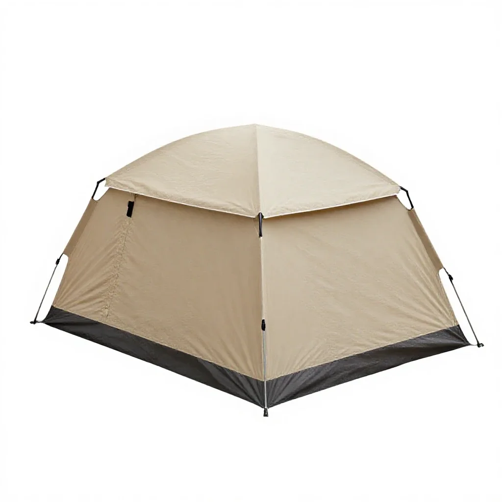 Dome tent isolated on a white background
