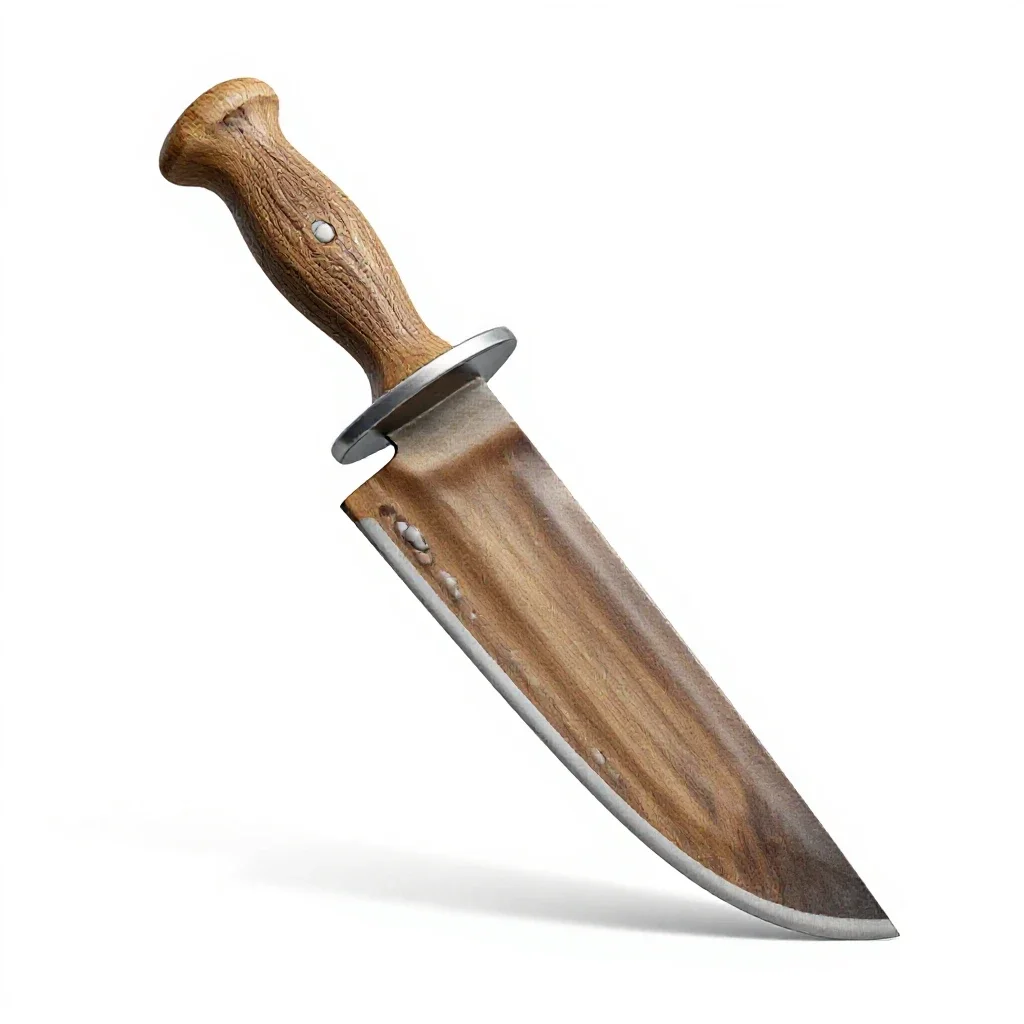 Machete in a sheath isolated on a white background
