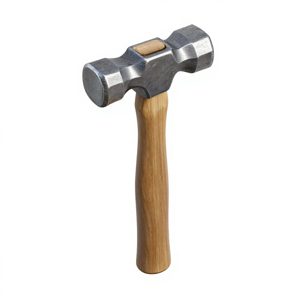 Rock hammer isolated on a white background