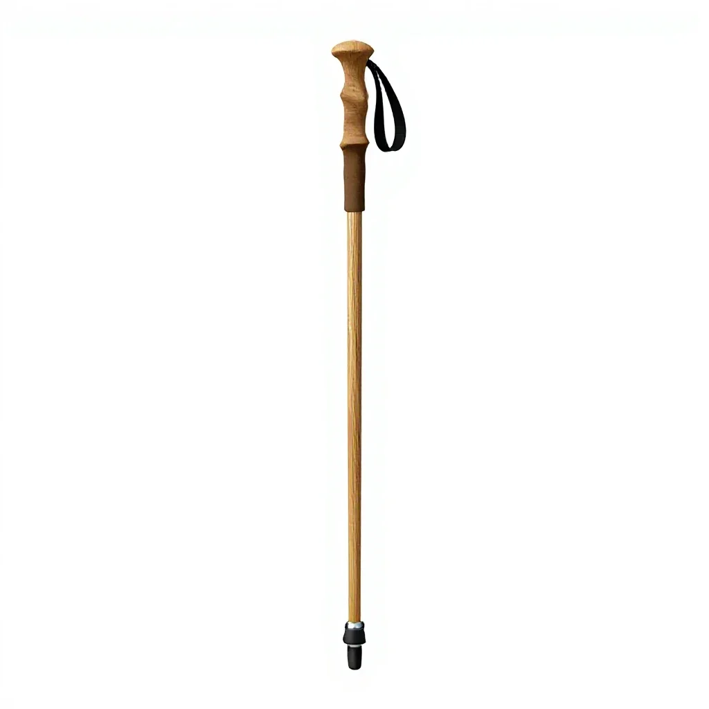Trekking pole isolated on a white background