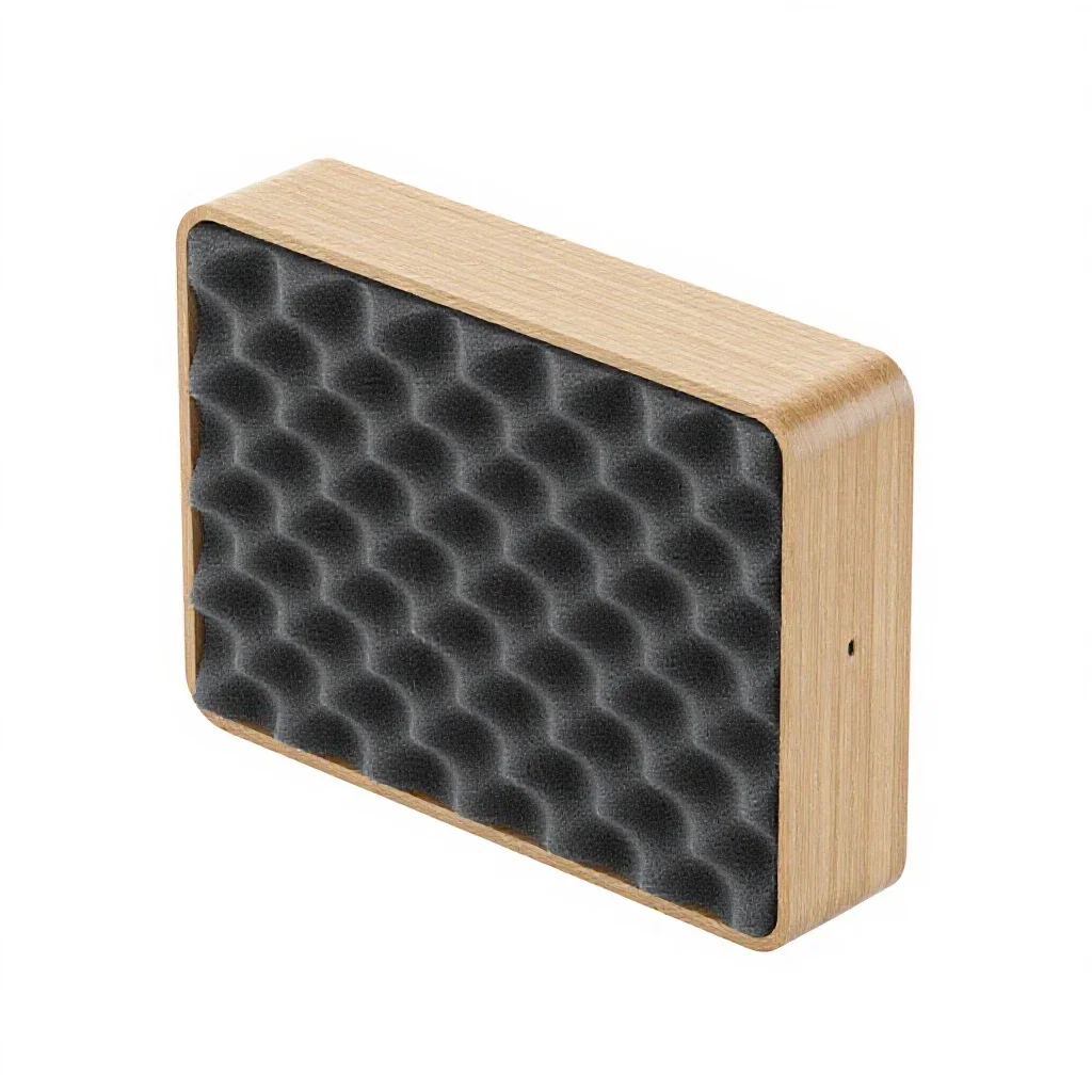 Hard camera case with foam isolated on a white background
