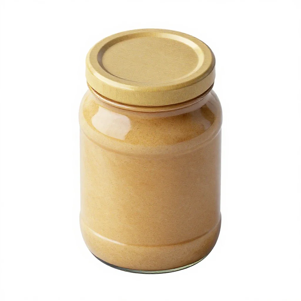 Screw-top preserving jar isolated on a white background