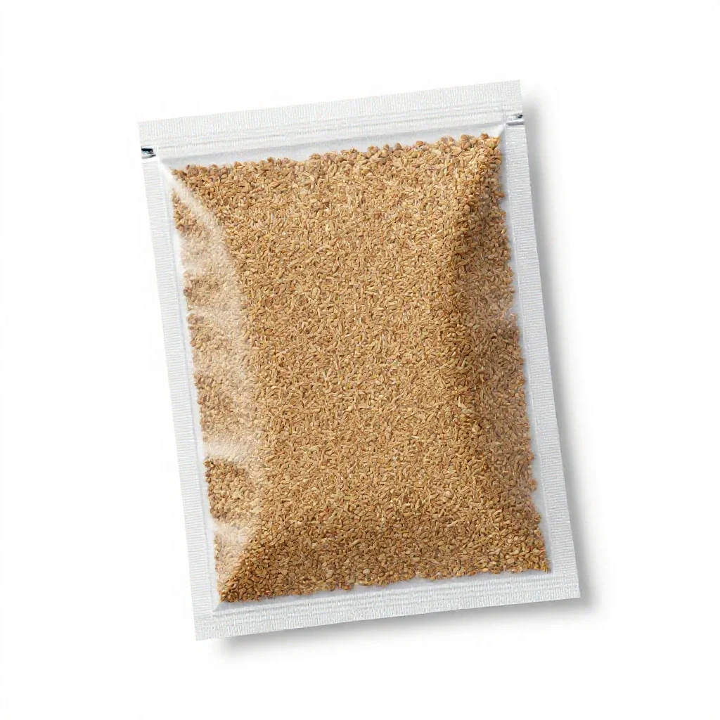 Seed packet isolated on a white background