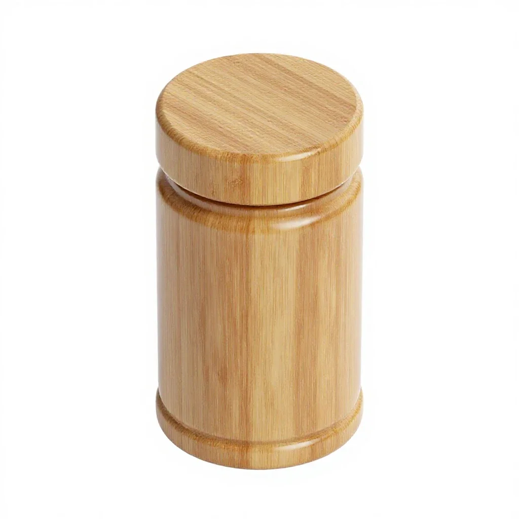 Spice jar with a shaker top isolated on a white background