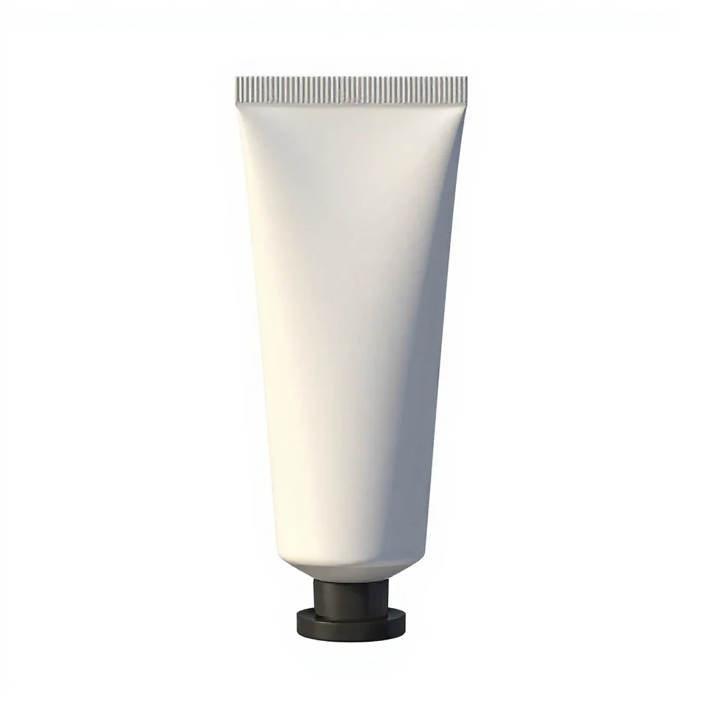 Tube of hand cream isolated on a white background