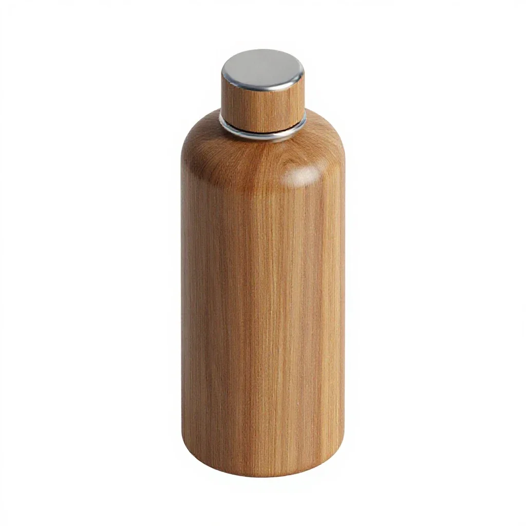 Vacuum flask isolated on a white background