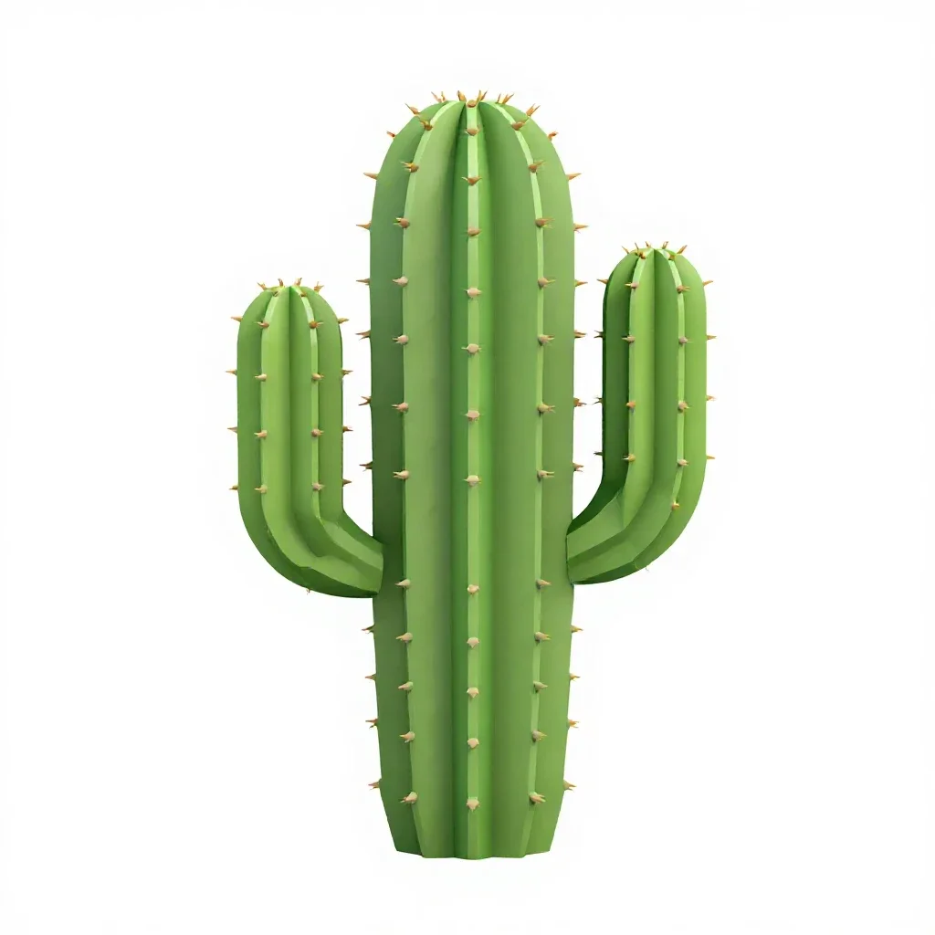 Barrel cactus isolated on a white background