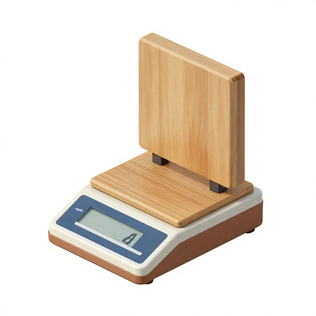 Analytical balance isolated on a white background