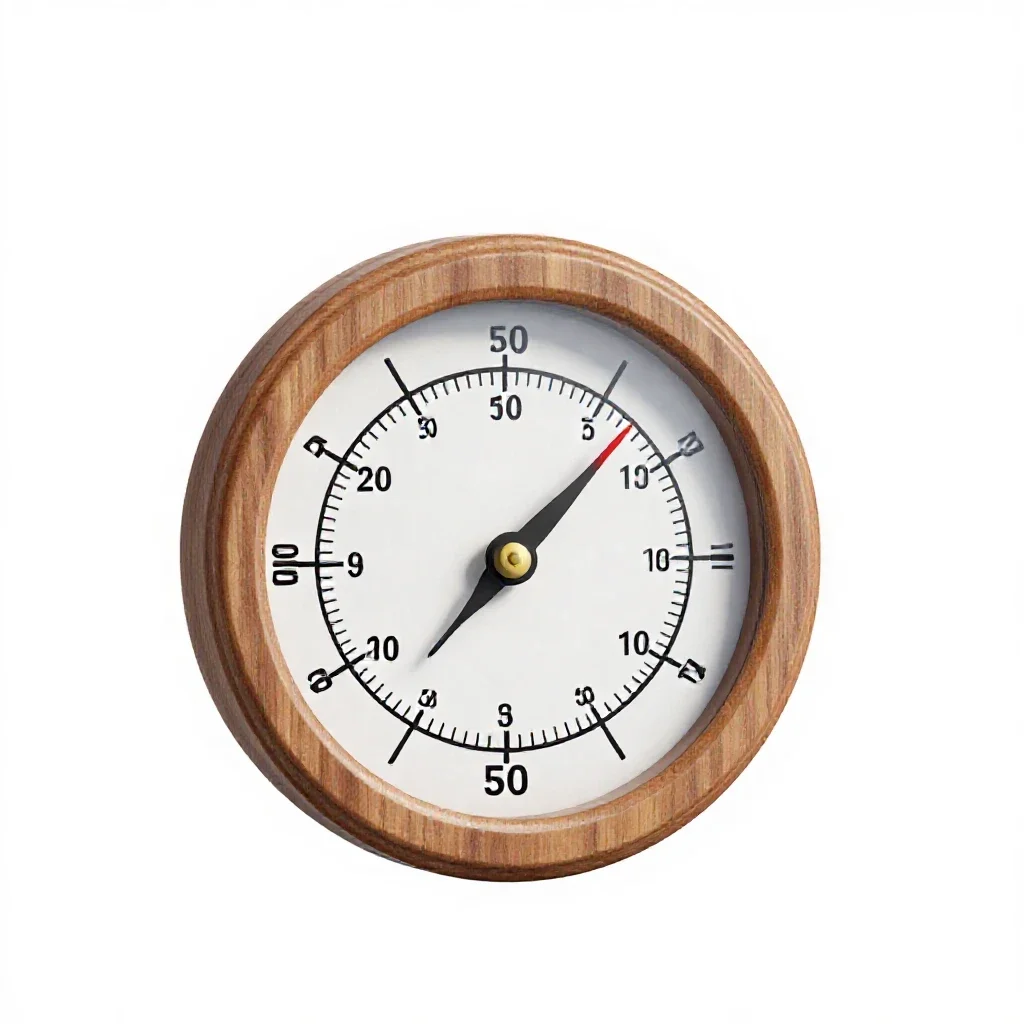 Barometer isolated on a white background