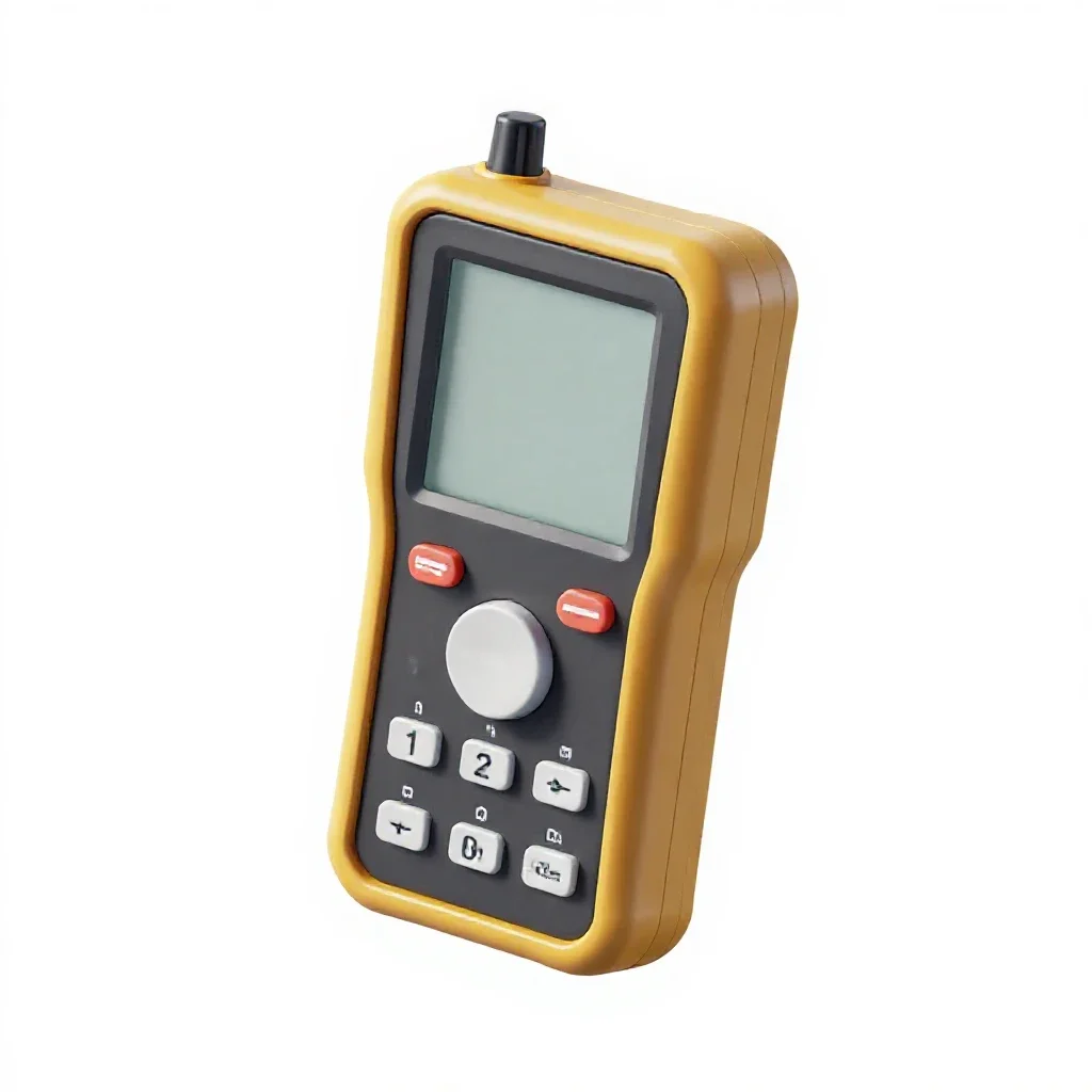 Geiger counter isolated on a white background