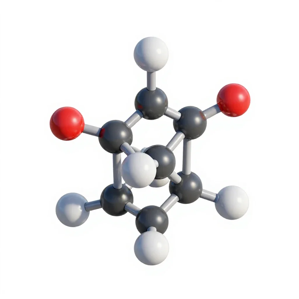 Molecular model kit isolated on a white background