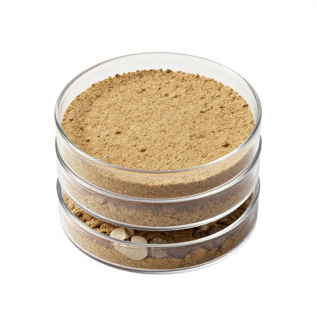 Petri dish stack isolated on a white background