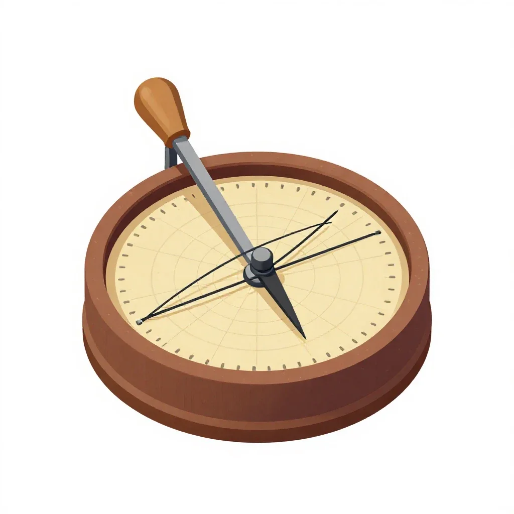 Seismograph drum isolated on a white background