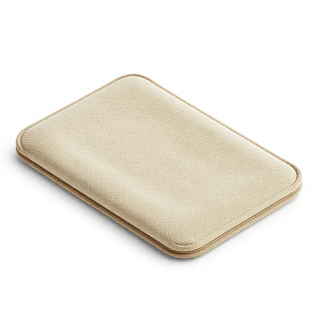 Suture practice pad isolated on a white background