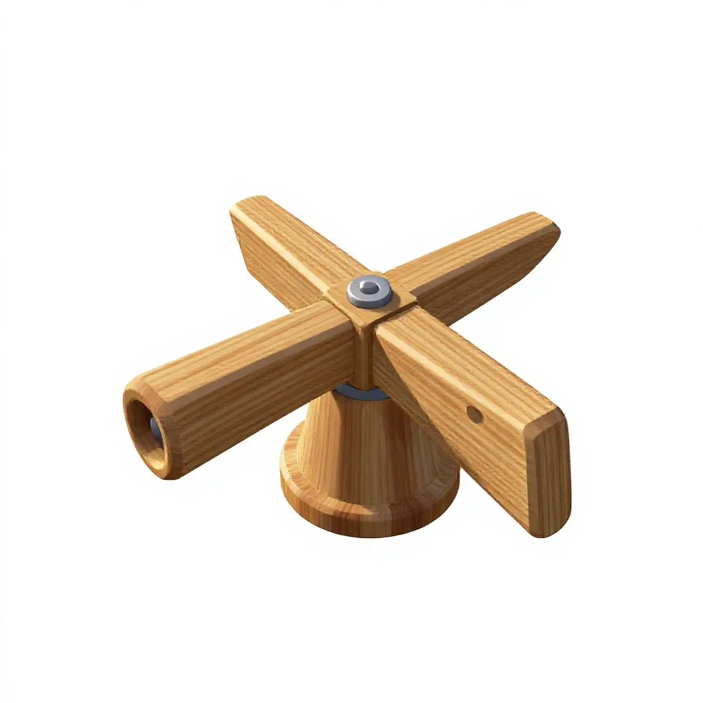 Anemometer isolated on a white background