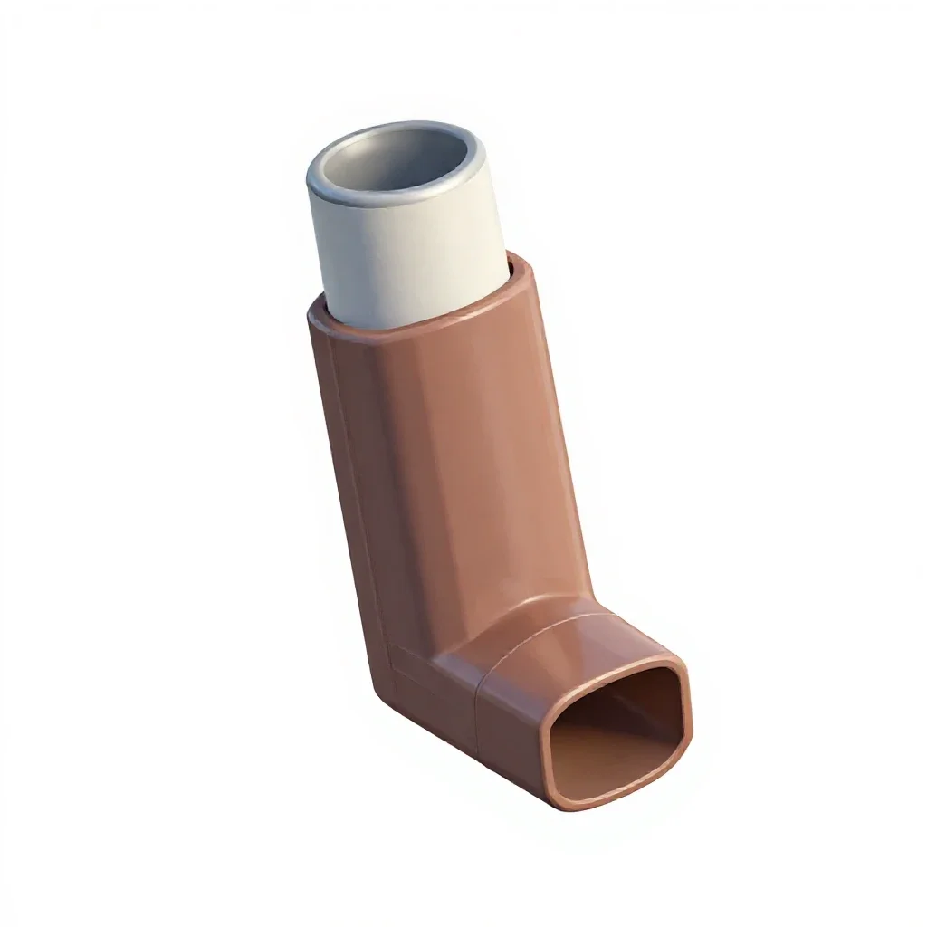 Inhaler isolated on a white background