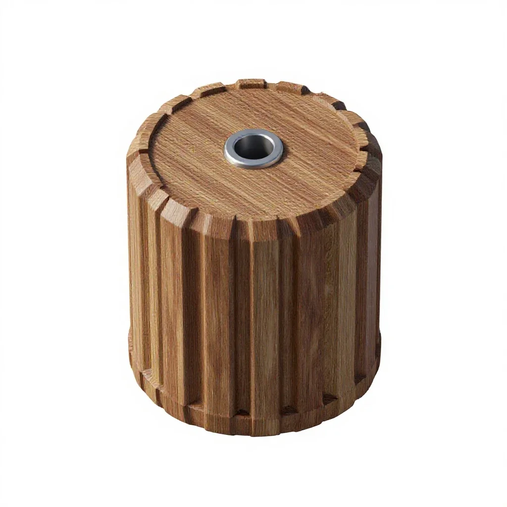 Fusion power cell isolated on a white background