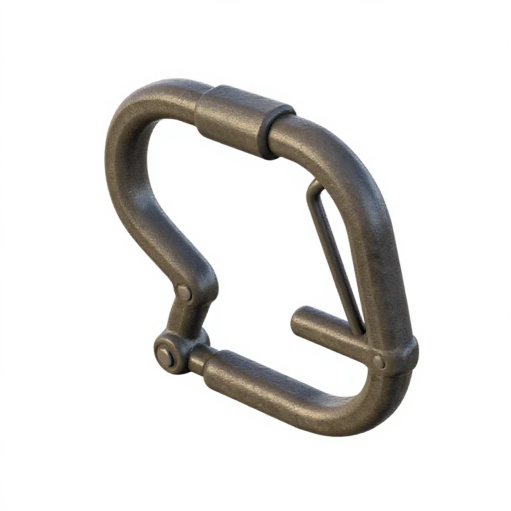 Magnetic grapple launcher isolated on a white background