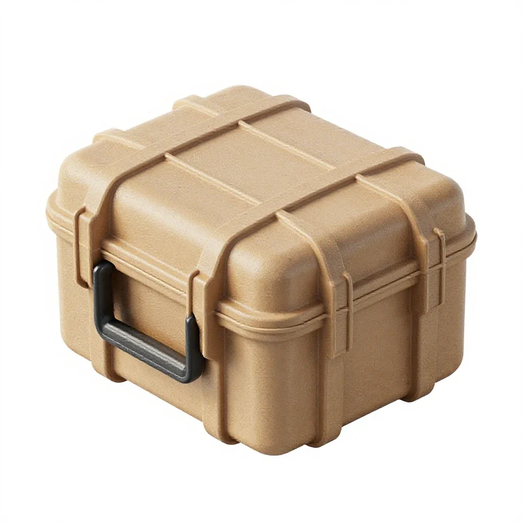 Sample containment case isolated on a white background