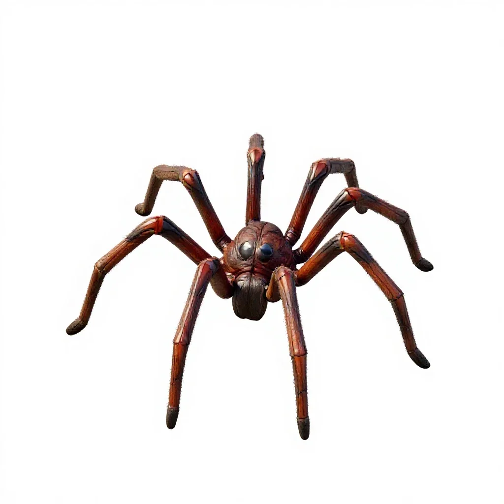 Spider walker probe isolated on a white background