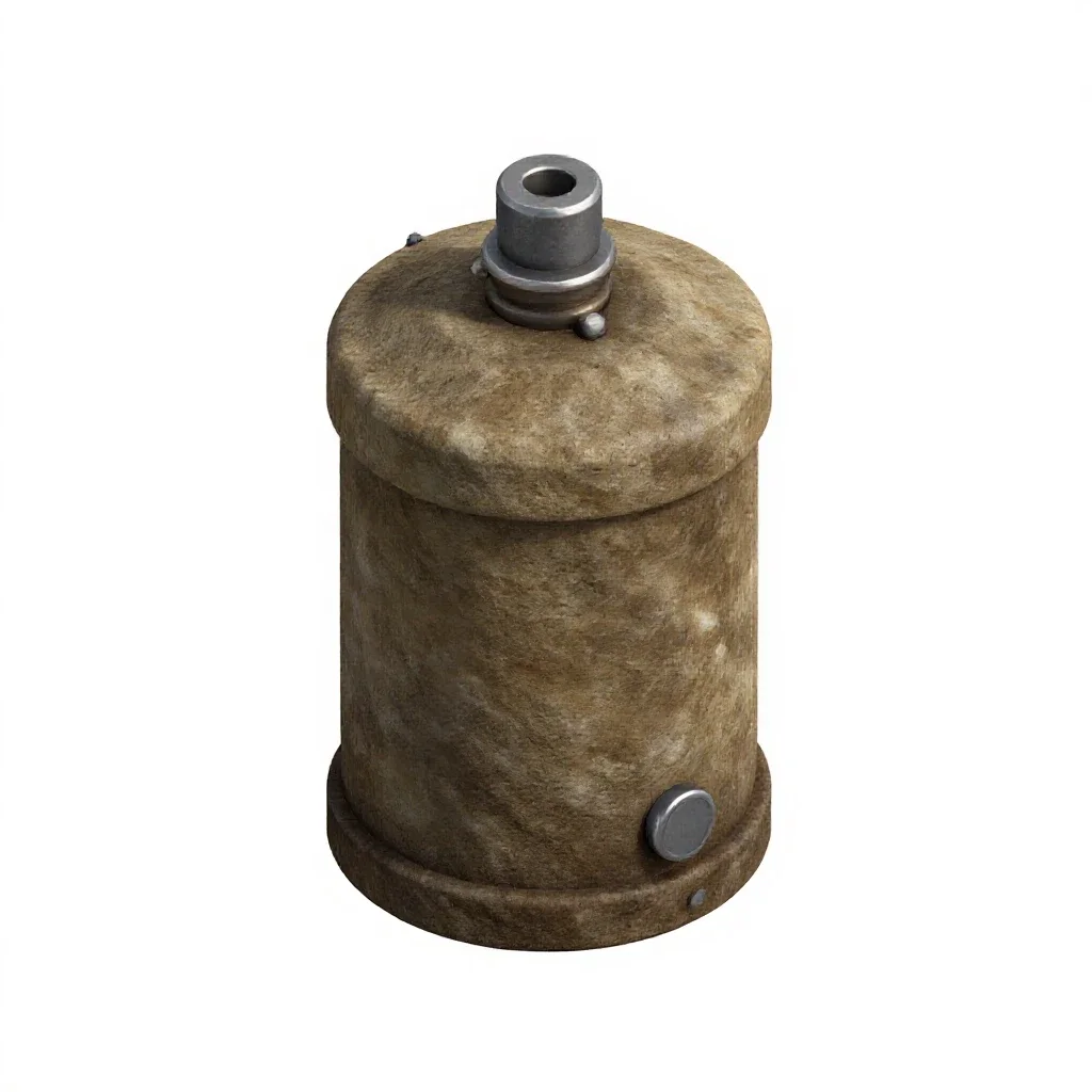 Oxygen scrubber unit isolated on a white background