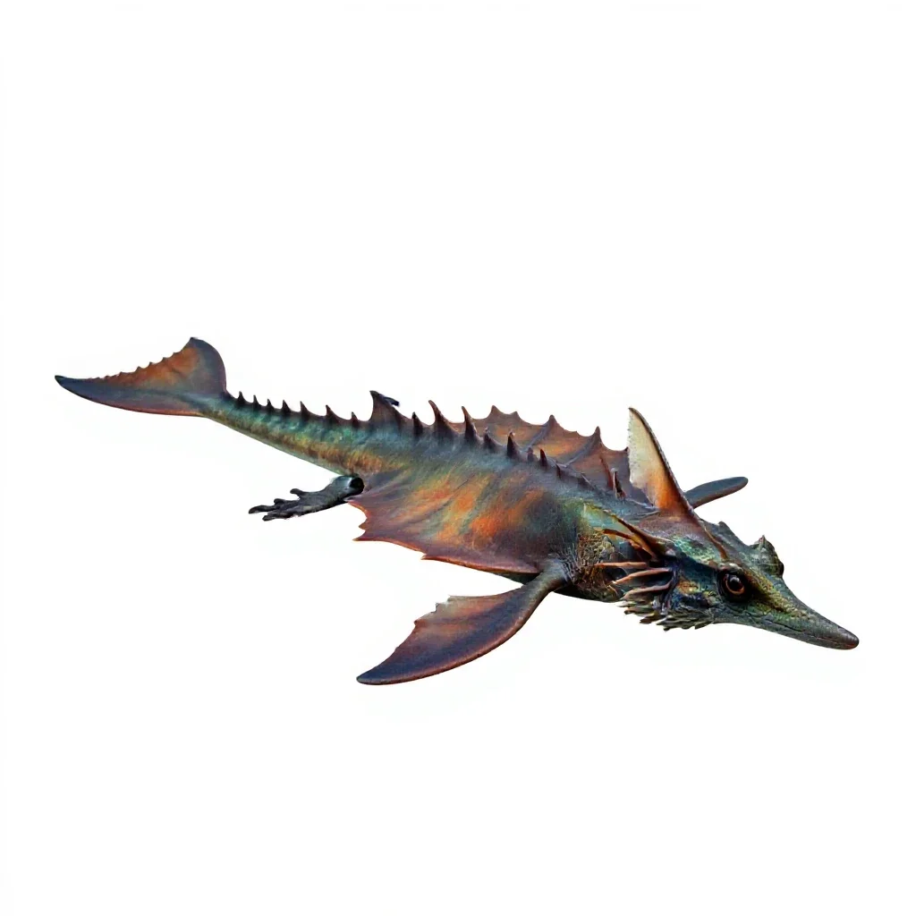 Seadragon isolated on a white background