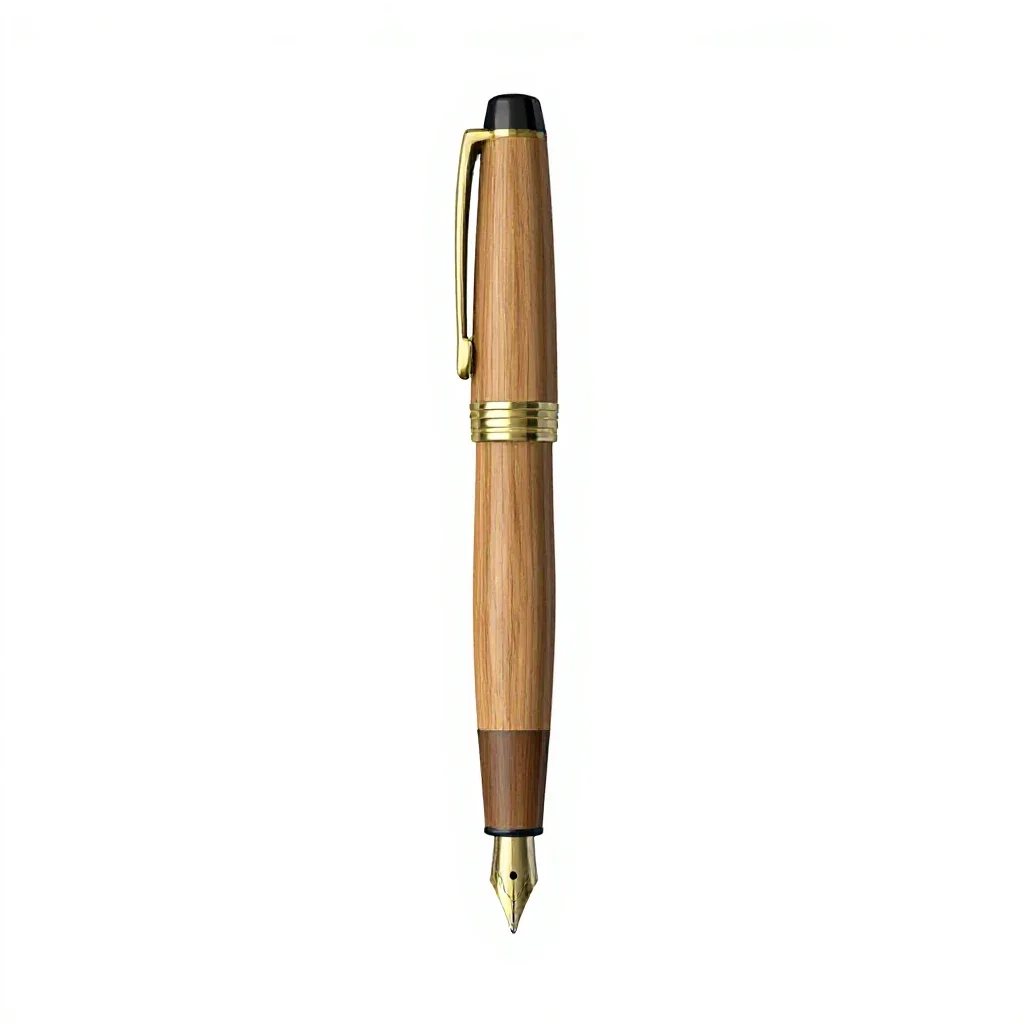 Fountain pen isolated on a white background