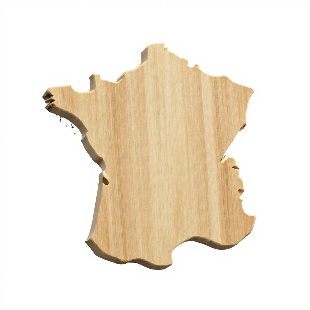French curve template isolated on a white background