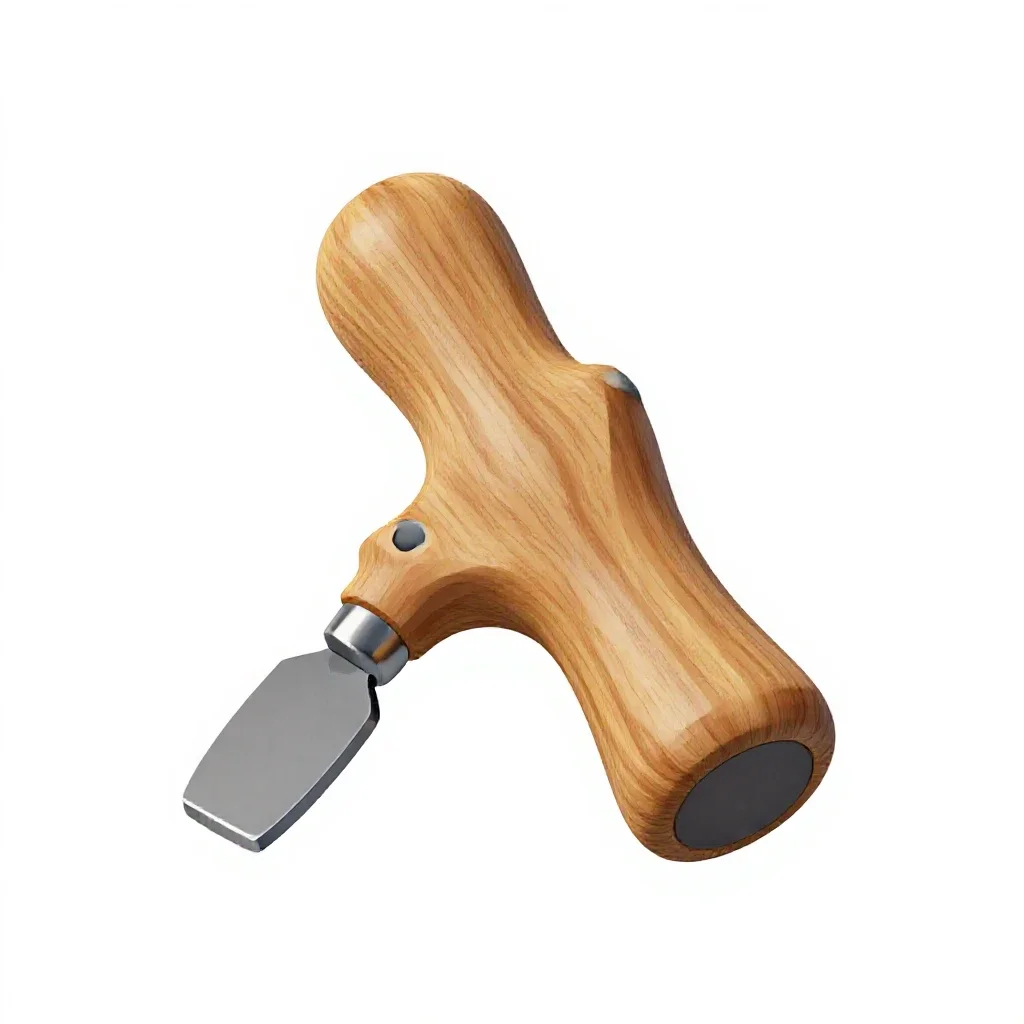 Linocut carving tool isolated on a white background