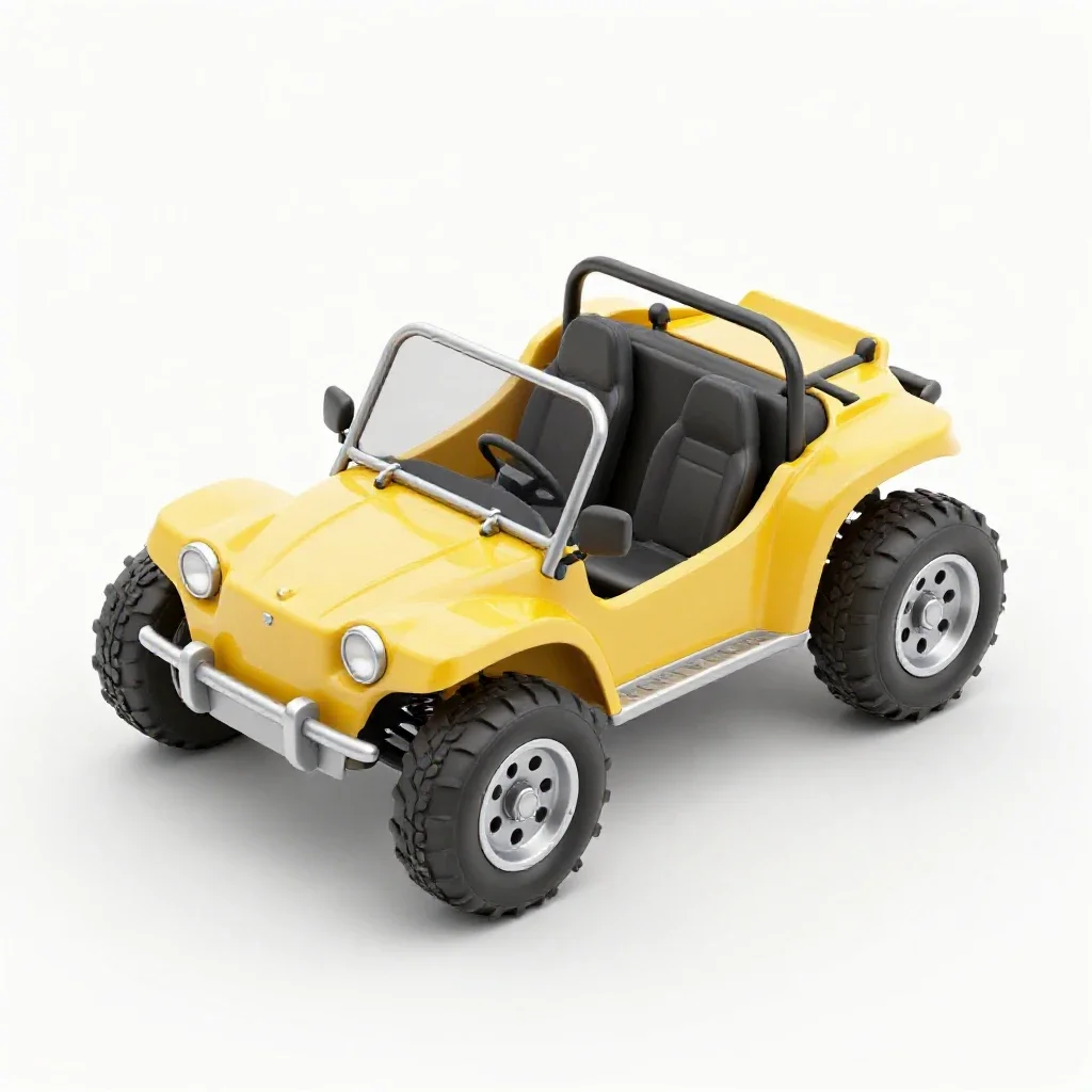 Dune buggy isolated on a white background