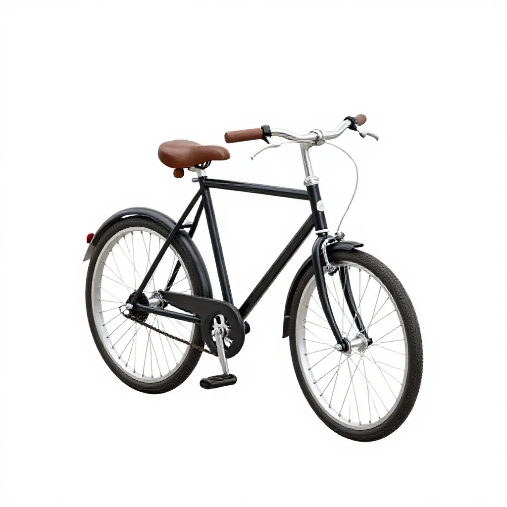 Penny farthing isolated on a white background