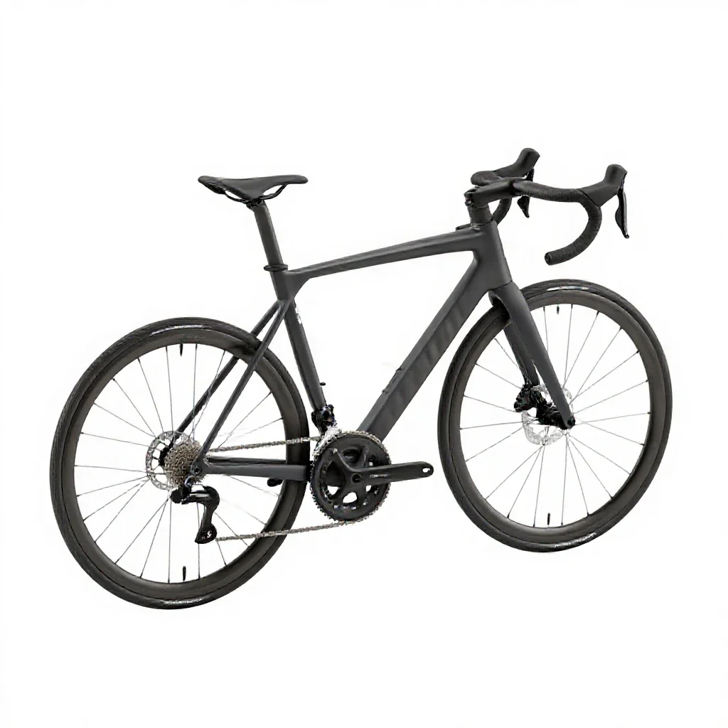 Road bicycle isolated on a white background