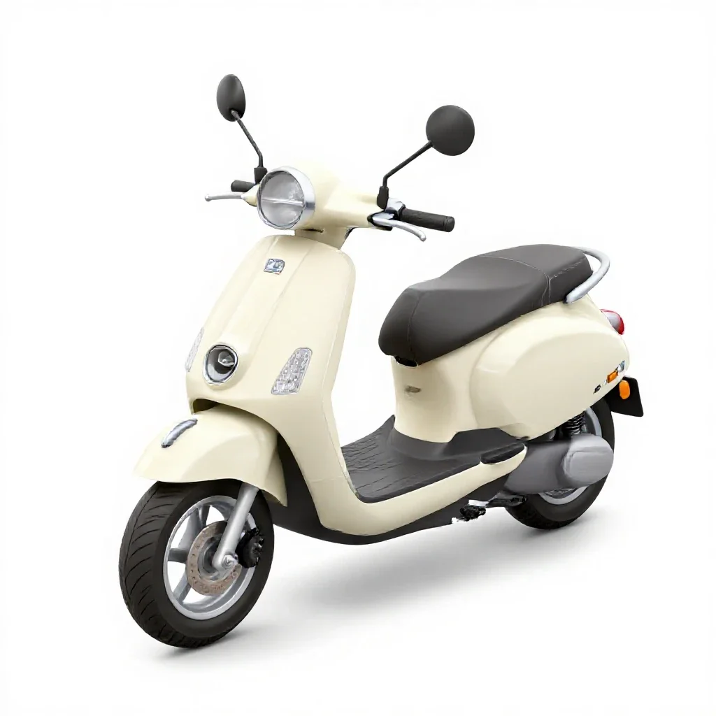 Scooter isolated on a white background