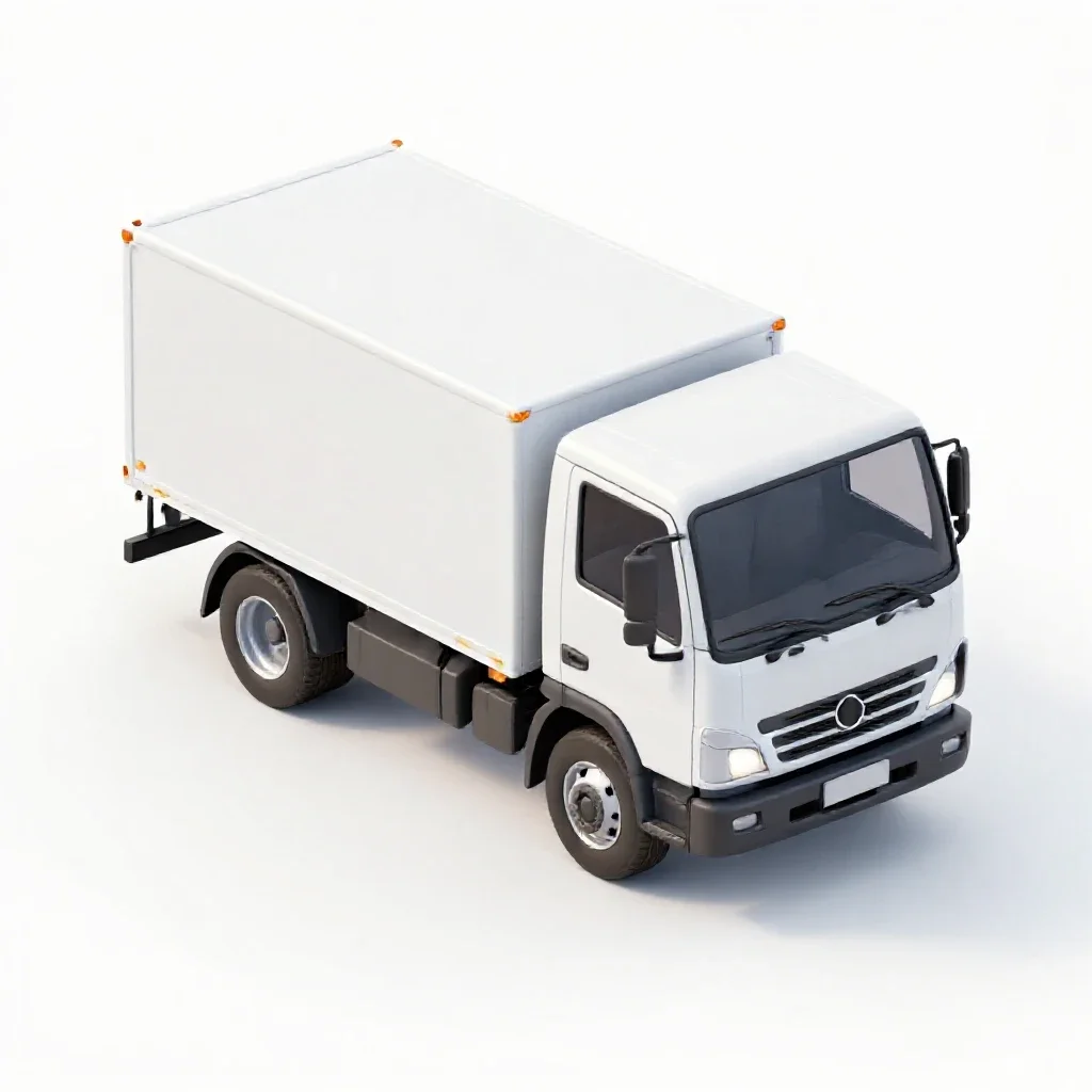 Tow truck isolated on a white background