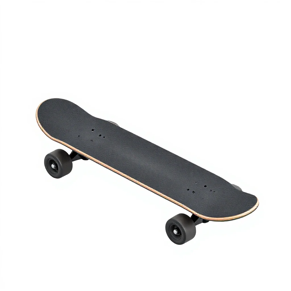 Electric skateboard isolated on a white background