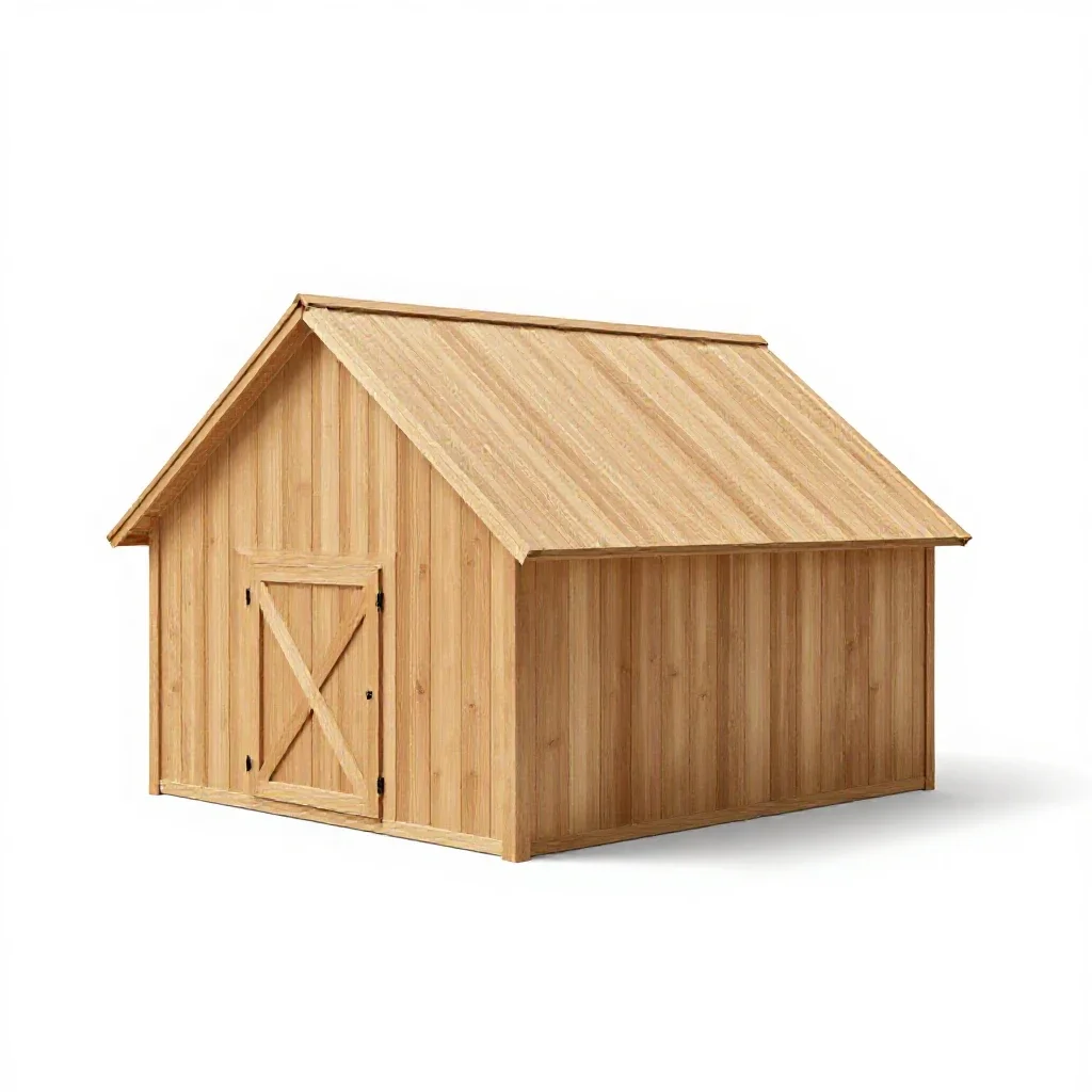 Barnyard isolated on a white background