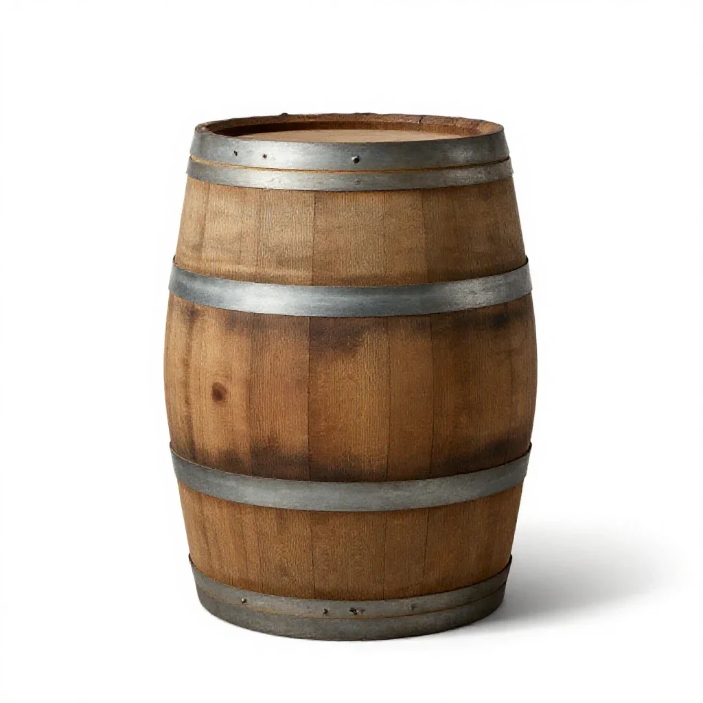 Barrelhouse isolated on a white background