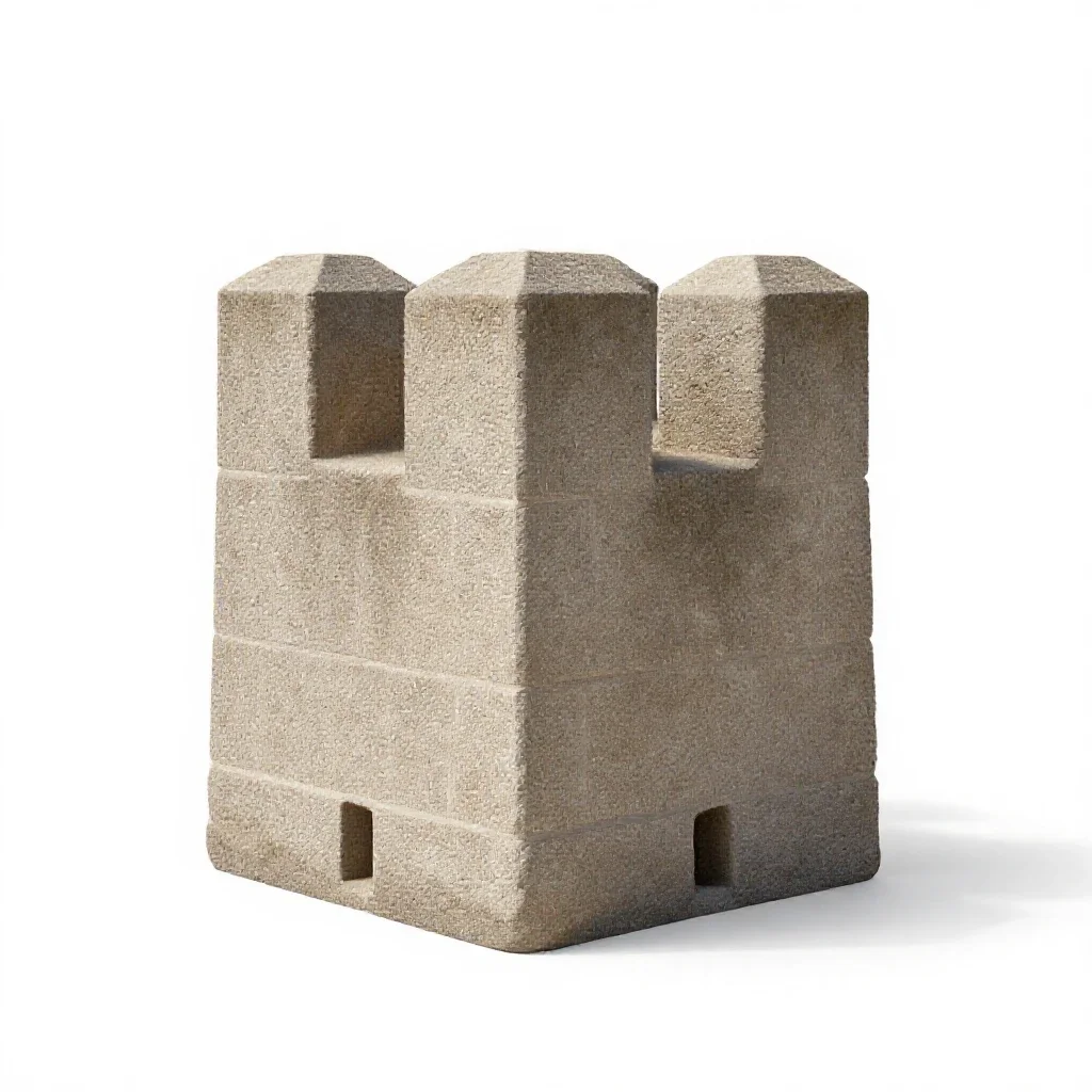 Bastion isolated on a white background