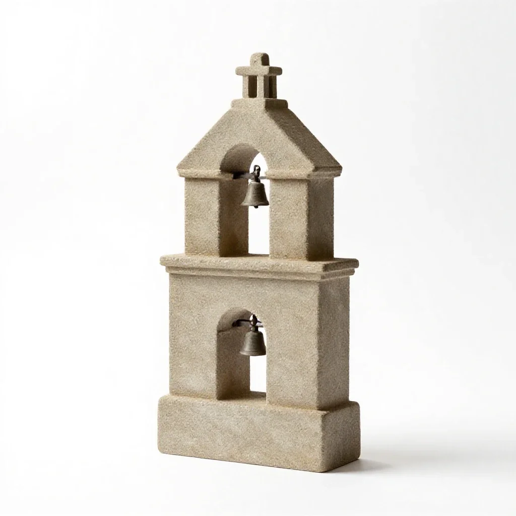 Belfry isolated on a white background