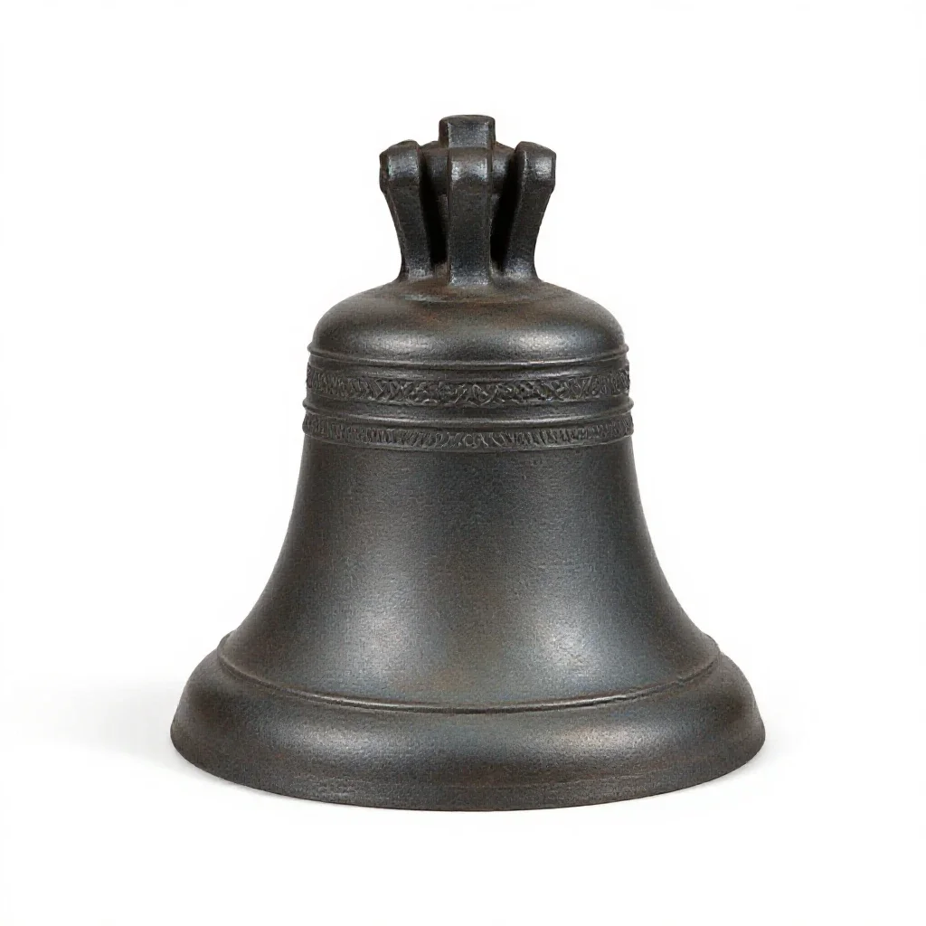 Bell foundry isolated on a white background